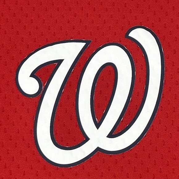 Washington Nationals Mens XXL Red Nike Pro Fitted BSBL Dri-Fit Crewneck MLB - Picture 2 of 11